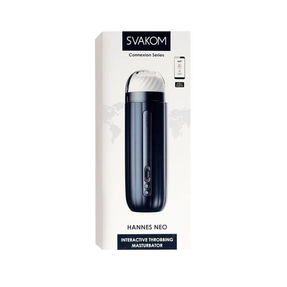 Интерактивный смарт-мастурбатор Svakom Hannes Neo, подогрев до 38°C | Зображення 6