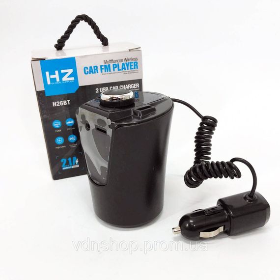 Fm-модулятор хороший звук H26+BT, Передавач для музики в автомобілі, Fm модулятори для телефону GC-11 | Зображення 8