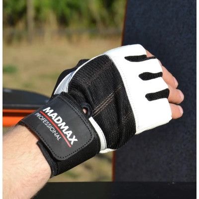 Перчатки для фитнеса MadMax MFG-269 Professional White S (MFG-269-White_S) | Зображення 3