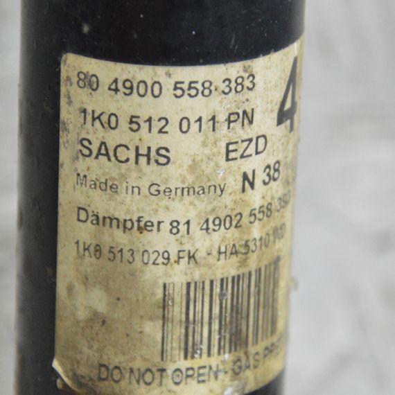 Амортизатор задній Volkswagen Golf V хетчбек 2003-2009 Амортизатор Фольксваген Гольф 5 1K0512011PN | Зображення 4
