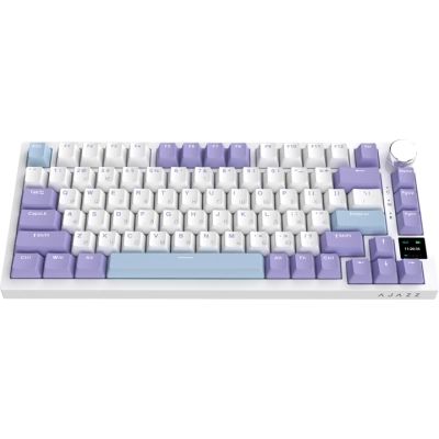 Клавиатура Ajazz AK820 Pro Flying Fish Switch Purple RGB USB/Wireless/Bluetooth UA Purple (AK820PRO-FF-PWB) | Зображення 8