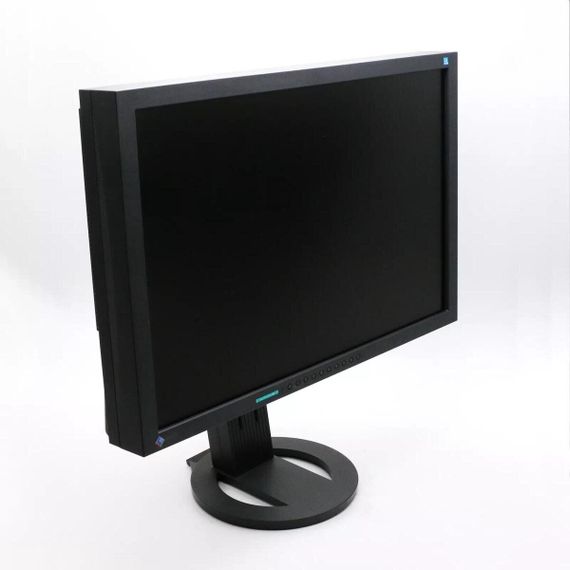 Монітор Eizo FlexScan S2402W / 24" (1920x1200) TN / 1x DVI, 1x VGA, 1x Audio / 2x 0.5W / VESA 100x100 / Поворотний б/в | Зображення 1
