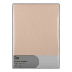 Скатертина Ardesto Waterproof 120х140см, 100% поліестер, айворі (ART07WW)