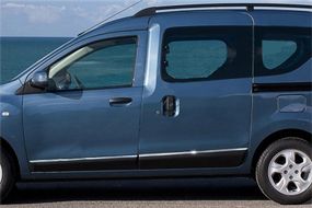 Молдинг дверной (4 шт, нерж.) для Renault Dokker 2013-2024 гг