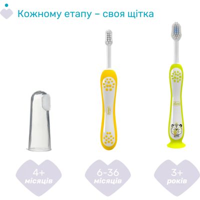 Детская зубная щетка Chicco 3-6 лет, 2 шт. (12084.11) | Зображення 5