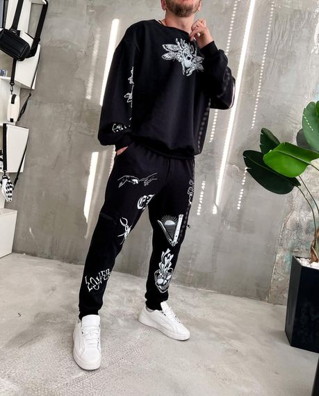 костюм світшот штани ДТФ | Зображення 1