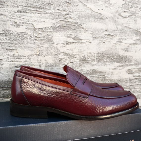 Чоловічі туфлі Лофери коричневі 38 розмір | Зображення 4