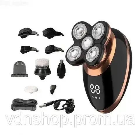 Бритва 5 в 1 VGR V-316 Водонипроницаемая Акумуляторна З LED дисплеєм | Зображення 3