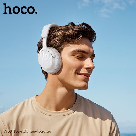 Бездротові навушники HOCO W53 Tone BT headphones Gray | Зображення 3