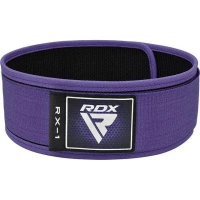 Атлетический пояс RDX RX1 Weight Lifting Belt Purple XS (WBS-RX1PR-XS)