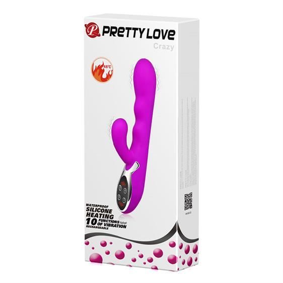 Вібратор - Pretty Love Crazy Vibrator Purple Sex Aura