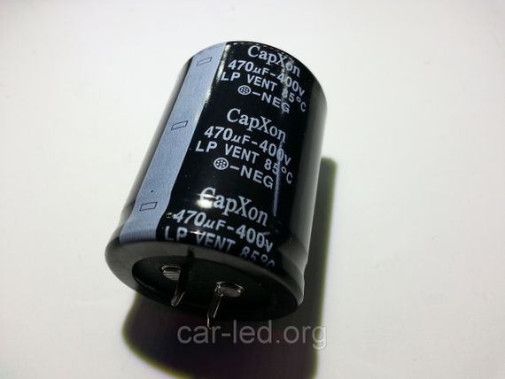 100mkf - 400v   LP 22*30  Capxon, 85°C конденсатор електролітичний | Зображення 3