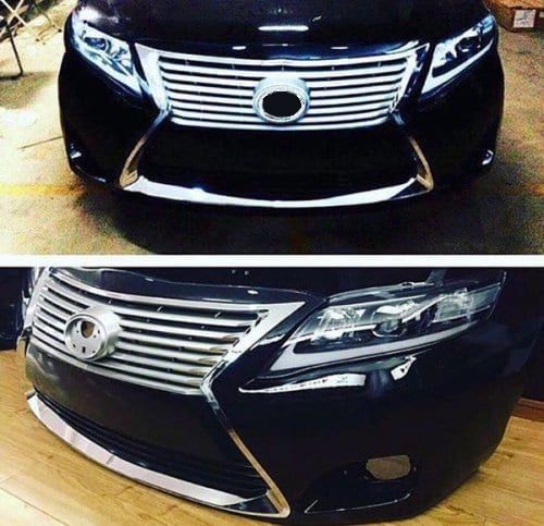 Передний бампер в сборе (Lexus-стиль V1) для Toyota Camry 2007-2011 гг. | Зображення 1