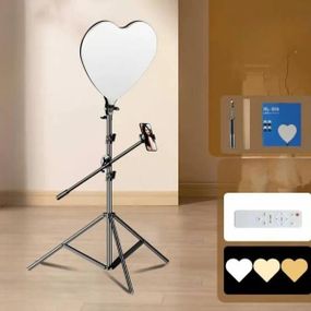 Светодиодная лампа на штативе в виде сердца LED RL-520