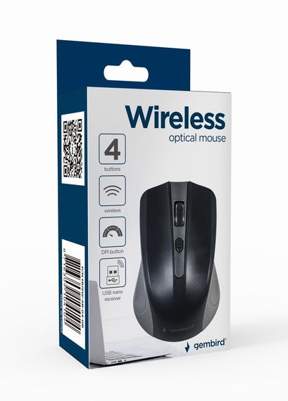 Бездротова оптична мишка Gembird MUSW-4B-04-GB | Зображення 2