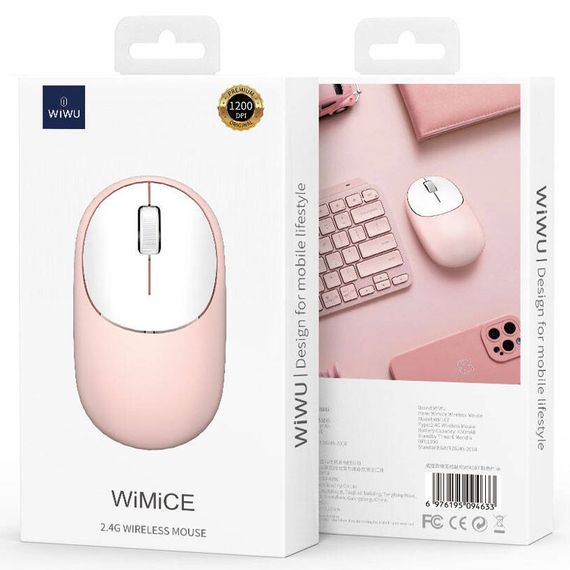 Бездротова миша WIWU WM107 Pink | Зображення 5
