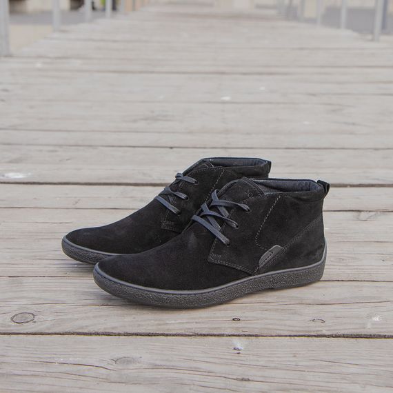 Качественные замшевые ботинки для мужчин на меху | Зображення 4