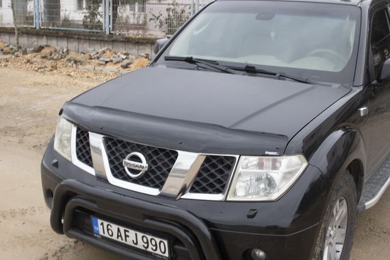 Дефлектор капоту (EuroCap) для Nissan Navara 2006-2015 рр | Зображення 6
