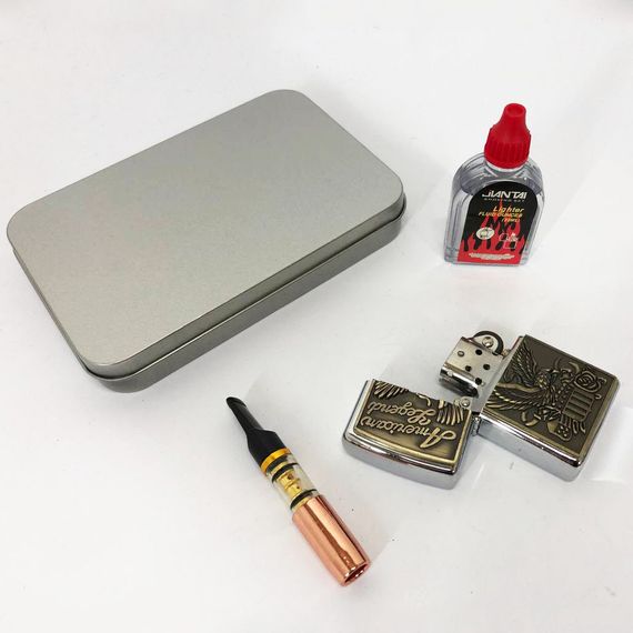 Ветрозащитная зажигалка N6, Зажигалка в подарочном футляре, Зажигалки подарки JX-173 для мужчин | Зображення 6