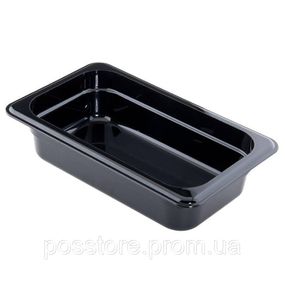Гастроемкость GN 1/4-65 из чёрного поликарбоната, Cambro (42CW-110)