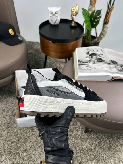 Мужские кроссовки New Vans Old Skool MTE-1 Gore-Tex Black Grey (топ качество) | Зображення 5