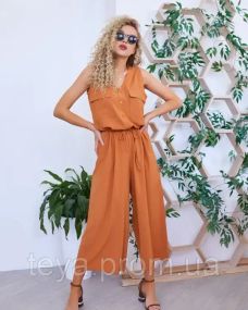 Комбінезон колір бежевий розмір M FI_002833