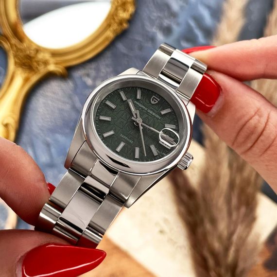 Жіночий годинник Pagani Design PD-1794L Silver-Green | Зображення 1