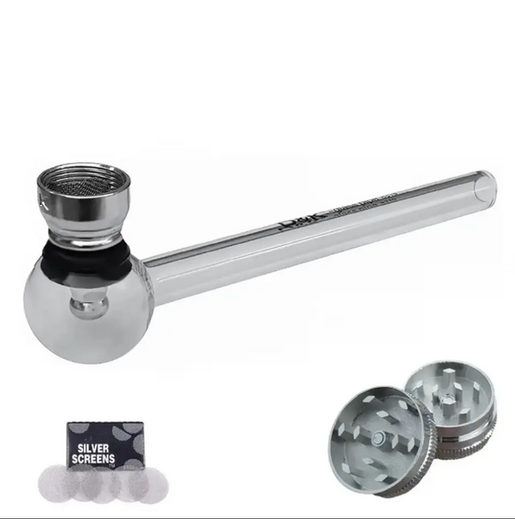 Набір 2в1 Скляна Трубка + Крешер