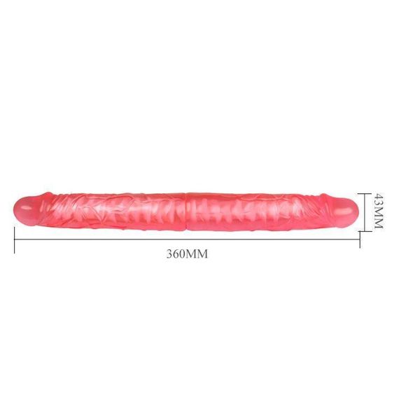 Подвійний фалоімітатор "Double Dong" BW-010011G Sex Aura | Зображення 6