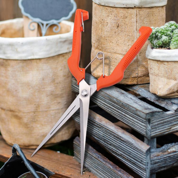 Секатор для обрізки квітів та овочів із прогумованими ручками HAO NONG FU | Зображення 9