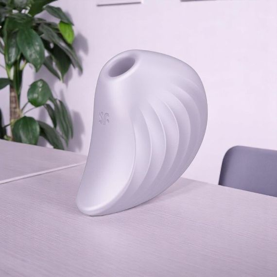 Вакуумний кліторальний стимулятор з вібрацією Satisfyer Pearl Diver, Фіолетовий – Інноваційна насолода для найвищих відчуттів