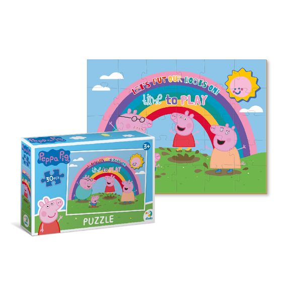 Пазл "Peppa Pig" 200303 Dodo 30 елементів, в коробці (4823115904416)
