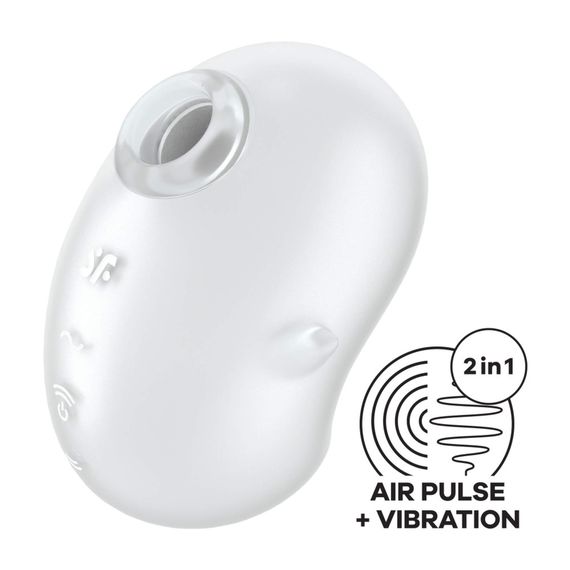 Вакуумний стимулятор - Satisfyer Cutie Ghost White