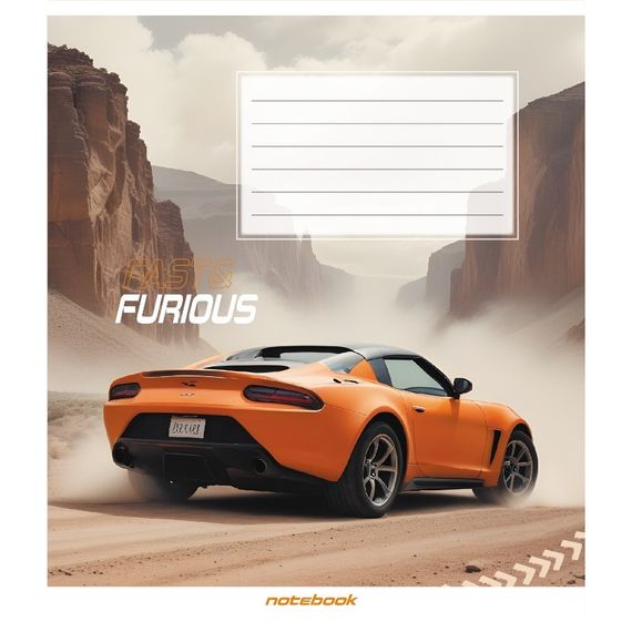 Зошит загальний "В пустелі" 060-590423K-1 в клітинку, 60 аркушів