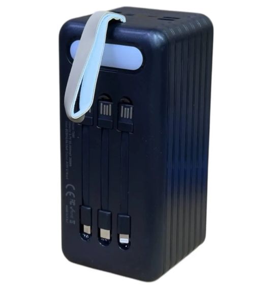 Павер банк Power Way TX80 80000mAh c 3 кабелями (Реальная мощность) Power Bank | Зображення 1