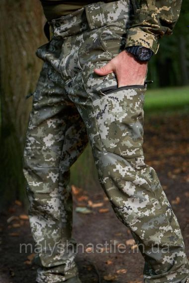 Штани Soft Shell Military піксель ЗСУ | Зображення 2