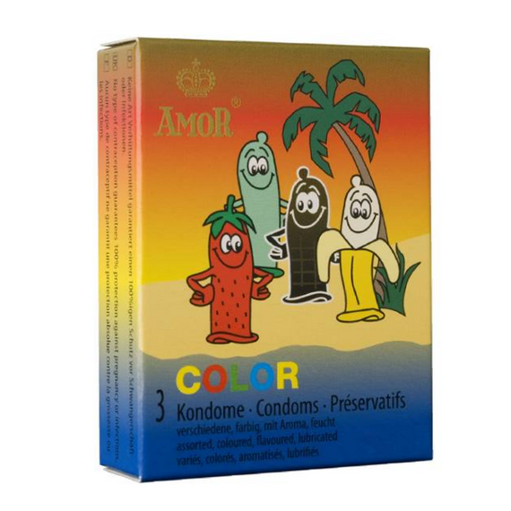 Презервативи Amor Color, 3 шт