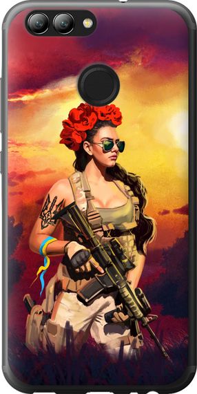 Чехол на Huawei Nova 2 Украинка с оружием "5316u-1021-17620"