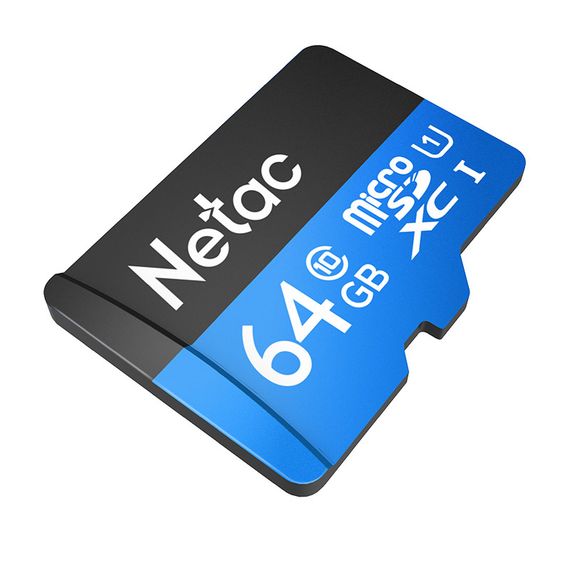 Карта пам'яті Netac microSD 64GB C10 UHS-I R80MB/s + SD (NT02P500STN-064G-R) | Зображення 3