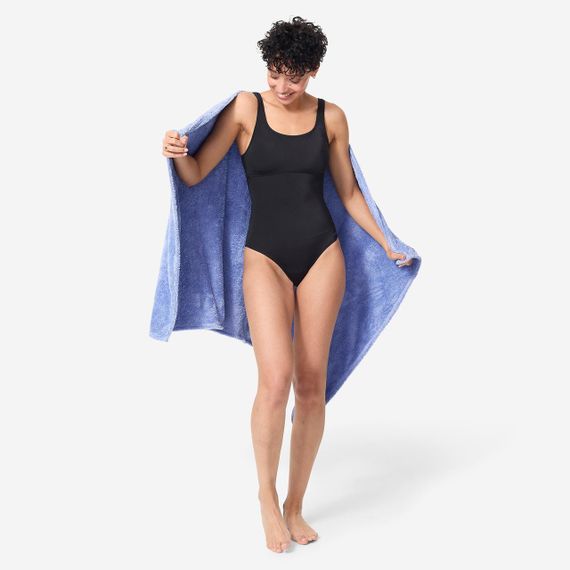 Рушник з мікрофібри, ультра-м'який, розмір L, 80 x 130 см - Синій - Без розміру | Зображення 1