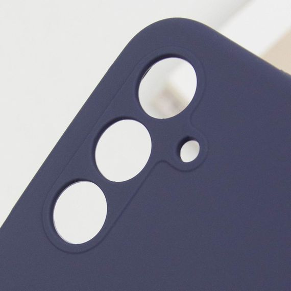 Чохол Silicone Cover Lakshmi Full Camera (AAA) для Samsung Galaxy S25+ Темно-синій / Midnight blue | Зображення 4