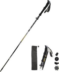 Легка складана трекінгова палка HUGSEE з алюмінію для жінок і чоловіків, EVA ручка, чохол та аксесуари