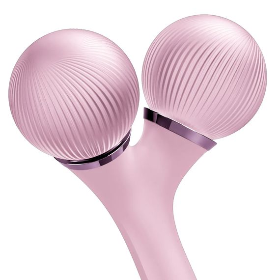 Електронний ультразвуковий ролик для обличчя та тіла GESKE Sonic Facial&Body Roller 4в1 magenta, Рожевий | Зображення 4