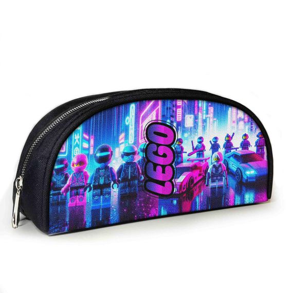 Пенал школьный с принтом Lego 23х10х8 см с принтом для мальчика (3802)