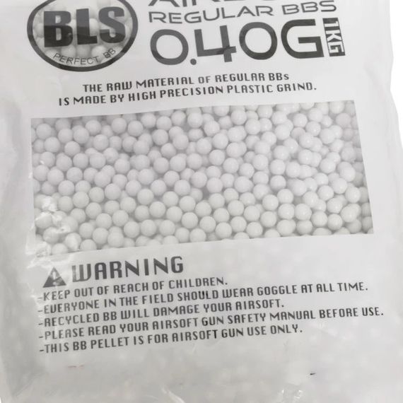 Шарики для страйкбола BLS BLS-WHITE-040-1 0.40 1 кг 2500 шт белые | Зображення 2
