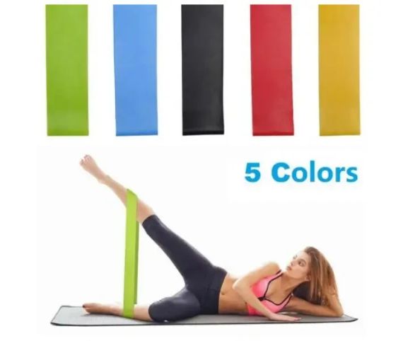 Резинки для фитнеса Loop Bands 5 штук с чехлом в комплекте | Зображення 6