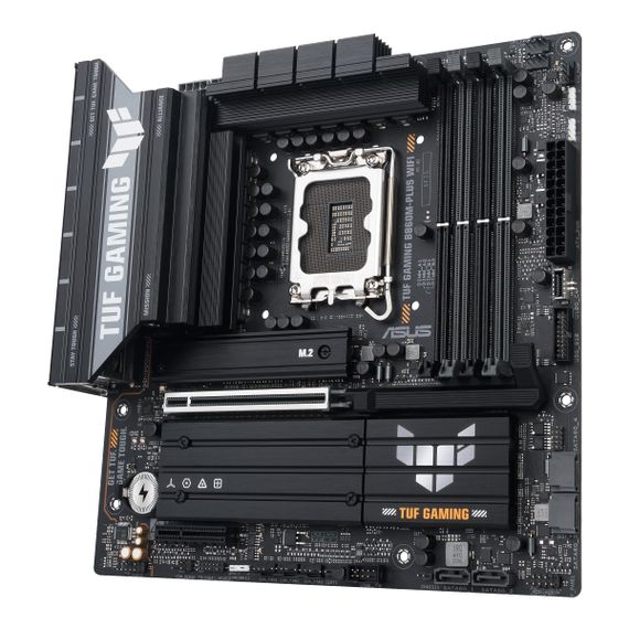 Материнcька плата ASUS TUF GAMING B860M-PLUS WIFI s1851 B860 4xDDR5 M.2 DP HDMI USB Type-C Wi-Fi BT mATX 90MB1JV0-M0EAY0 | Зображення 3