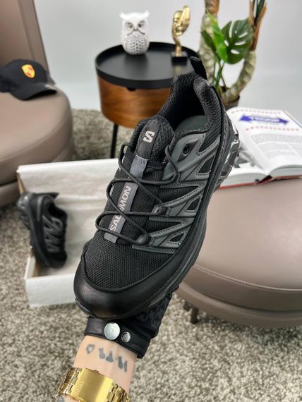 Чоловічі кросівки  Salomon XT-6 EXPANSE All Black Grey весна / літо / осінь A3847 | Зображення 6