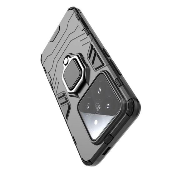 Чехол бампер Primolux Ring Armor для Xiaomi 14 - Black | Зображення 3