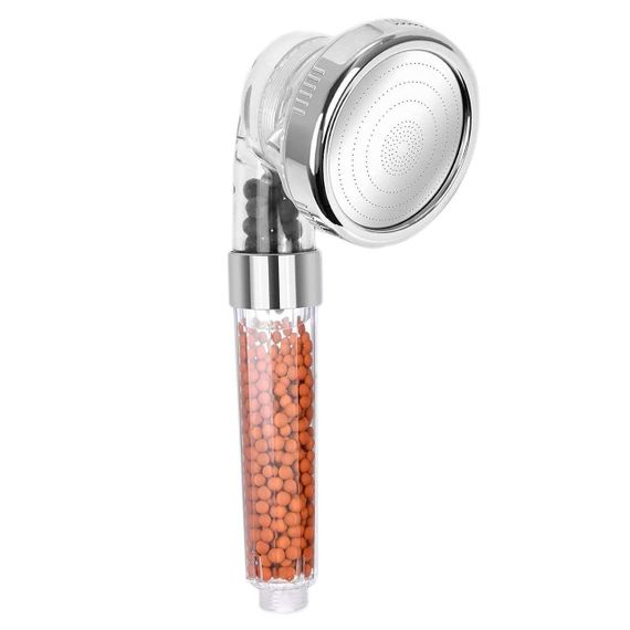 Турмалінова насадка для душу з фільтром / Душова насадка з мінералами / Фільтруюча лійка насадка | Зображення 2